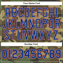 Load image into Gallery viewer, Custom Camo Royal-Red Performance Salute To Service T-Shirt