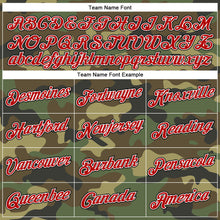 Load image into Gallery viewer, Custom Camo Red-Black Performance Salute To Service T-Shirt