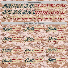 Load image into Gallery viewer, Custom Camo Vintage USA Flag-City Cream Authentic Salute To Service Baseball Jersey