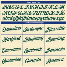 Load image into Gallery viewer, Custom Cream Hunter Green-Royal Authentic Throwback Basketball Jersey