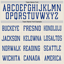 Load image into Gallery viewer, Custom Cream Red-Royal Mesh Authentic Football Jersey