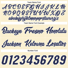 Load image into Gallery viewer, Custom Cream Navy Pinstripe Navy-White Authentic Basketball Shorts