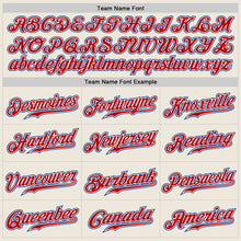 Load image into Gallery viewer, Custom Cream Royal-Red Authentic Baseball Jersey