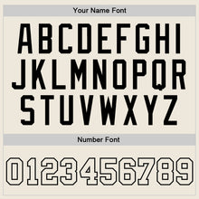 Load image into Gallery viewer, Custom Cream Cream-Black Authentic Throwback Basketball Jersey