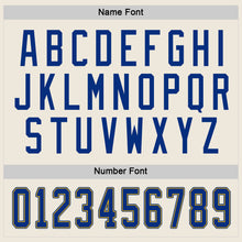 Load image into Gallery viewer, Custom Cream Royal-Gold Hockey Jersey