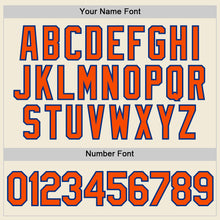 Load image into Gallery viewer, Custom Cream Orange-Royal Performance T-Shirt