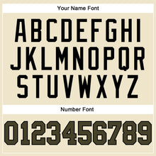 Load image into Gallery viewer, Custom Cream Olive-Black Authentic Throwback Basketball Jersey