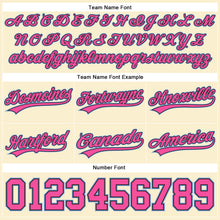 Load image into Gallery viewer, Custom Cream Pink Black-Light Blue Authentic Throwback Basketball Shorts