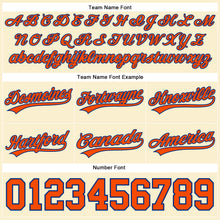 Load image into Gallery viewer, Custom Cream Orange-Royal Authentic Basketball Shorts