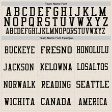 Load image into Gallery viewer, Custom Cream Vintage USA Flag-Black Mesh Authentic Football Jersey