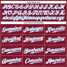 Load image into Gallery viewer, Custom Crimson White-Light Blue Authentic Sleeveless Baseball Jersey