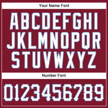 Load image into Gallery viewer, Custom Crimson White-Light Blue Authentic Sleeveless Baseball Jersey