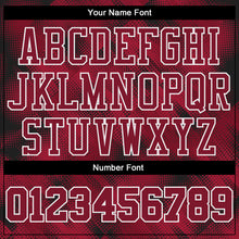 Load image into Gallery viewer, Custom Crimson Crimson-Black Round Neck Sublimation Basketball Suit Jersey