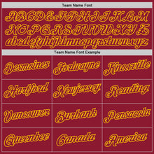 Load image into Gallery viewer, Custom Crimson Crimson-Gold Performance T-Shirt