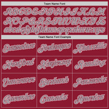Load image into Gallery viewer, Custom Crimson Gray-White Performance T-Shirt