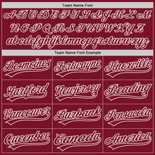 Load image into Gallery viewer, Custom Crimson Crimson-White Authentic Baseball Jersey