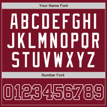 Load image into Gallery viewer, Custom Crimson Crimson-White Authentic Baseball Jersey