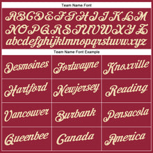 Load image into Gallery viewer, Custom Crimson City Cream Performance T-Shirt