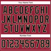 Load image into Gallery viewer, Custom Crimson Black-City Cream Performance T-Shirt