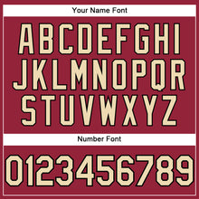 Load image into Gallery viewer, Custom Crimson City Cream-Black Performance T-Shirt