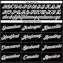 Load image into Gallery viewer, Custom Women's Black White-Gray V-Neck Cropped Baseball Jersey