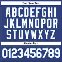 Load image into Gallery viewer, Custom Women's Royal White-Light Blue V-Neck Cropped Baseball Jersey