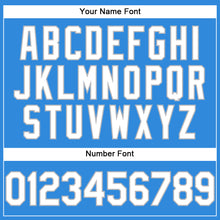 Load image into Gallery viewer, Custom Electric Blue White-Gray Authentic Baseball Jersey