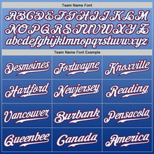 Load image into Gallery viewer, Custom Light Blue White-Royal Authentic Fade Fashion Baseball Jersey