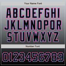 Load image into Gallery viewer, Custom Gray Pink-Black Authentic Fade Fashion Baseball Jersey