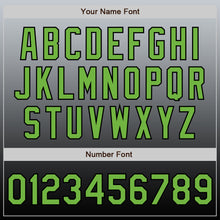 Load image into Gallery viewer, Custom Gray Neon Green-Black Authentic Fade Fashion Baseball Jersey