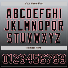 Load image into Gallery viewer, Custom Gray Black-Medium Pink Authentic Fade Fashion Baseball Jersey