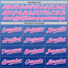 Load image into Gallery viewer, Custom Light Blue White-Royal Authentic Fade Fashion Baseball Jersey