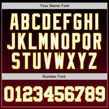 Load image into Gallery viewer, Custom Black White-Crimson Authentic Fade Fashion Baseball Jersey