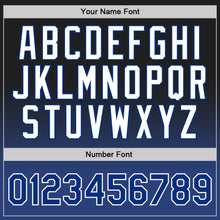 Load image into Gallery viewer, Custom Black Royal-White Authentic Fade Fashion Basketball Jersey