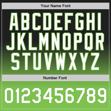 Load image into Gallery viewer, Custom Navy White-Neon Green Authentic Fade Fashion Basketball Jersey