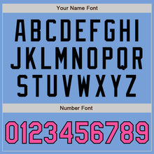 Load image into Gallery viewer, Custom Light Blue Pink-Black Authentic Fade Fashion Baseball Jersey