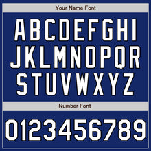 Load image into Gallery viewer, Custom Royal White-Black Authentic Fade Fashion Baseball Jersey