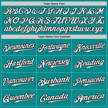 Load image into Gallery viewer, Custom Aqua White Pink-Black Authentic Fade Fashion Baseball Jersey