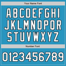 Load image into Gallery viewer, Custom Panther Blue White-Black Authentic Fade Fashion Baseball Jersey