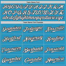 Load image into Gallery viewer, Custom Panther Blue White-Black Authentic Fade Fashion Baseball Jersey