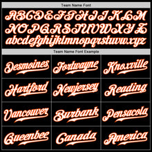 Load image into Gallery viewer, Custom Black Orange Gray-White Authentic Gradient Fashion Baseball Jersey