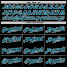 Load image into Gallery viewer, Custom Black Panther Blue-White Authentic Gradient Fashion Baseball Jersey