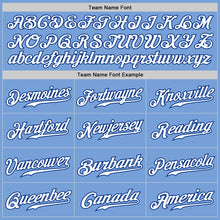 Load image into Gallery viewer, Custom Light Blue White-Royal Authentic Fade Fashion Baseball Jersey