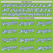 Load image into Gallery viewer, Custom Neon Green White-Royal Authentic Fade Fashion Baseball Jersey