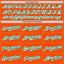 Load image into Gallery viewer, Custom Orange White-Kelly Green Authentic Fade Fashion Baseball Jersey