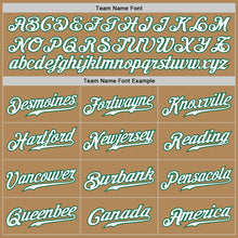 Load image into Gallery viewer, Custom Old Gold White-Kelly Green Authentic Fade Fashion Baseball Jersey