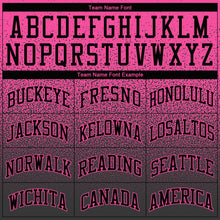 Load image into Gallery viewer, Custom Stitched Pink Black Fade Fashion Sports Pullover Sweatshirt Hoodie