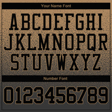 Load image into Gallery viewer, Custom Stitched Old Gold Black Fade Fashion Sports Pullover Sweatshirt Hoodie