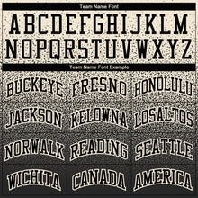 Load image into Gallery viewer, Custom Stitched Cream Black Fade Fashion Sports Pullover Sweatshirt Hoodie