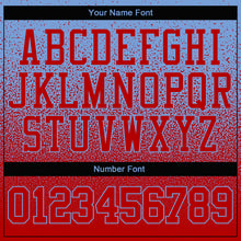 Load image into Gallery viewer, Custom Stitched Light Blue Red Fade Fashion Sports Pullover Sweatshirt Hoodie